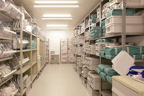 Miniatura 8 de Lithonia Lighting Tira de luz LED de 1 luz, accesorio de iluminación de techo LED lineal de 4 pies, 5500 lúmenes, 4000 K, regulable, MVOLT, para