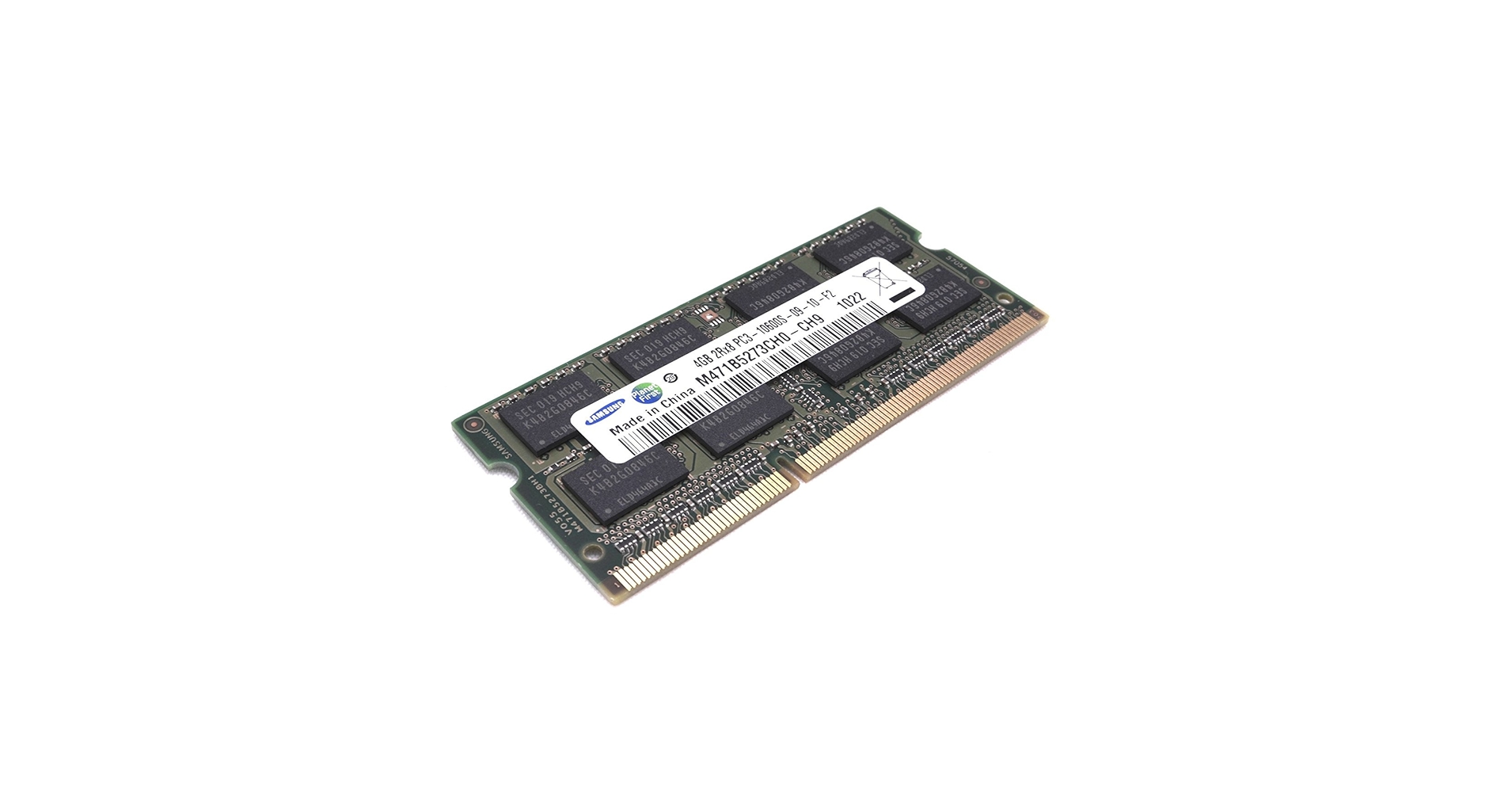 4.0?GB Samsung pc3???10600?ddr3?1333?MHz SO - DIMM 204ピンSo - Dimmメモリモジュールアップグレード 4GB PC3-10600 DDR3-1333 2Rx8 1.5V 204-pin SODIMM (p/n CRH