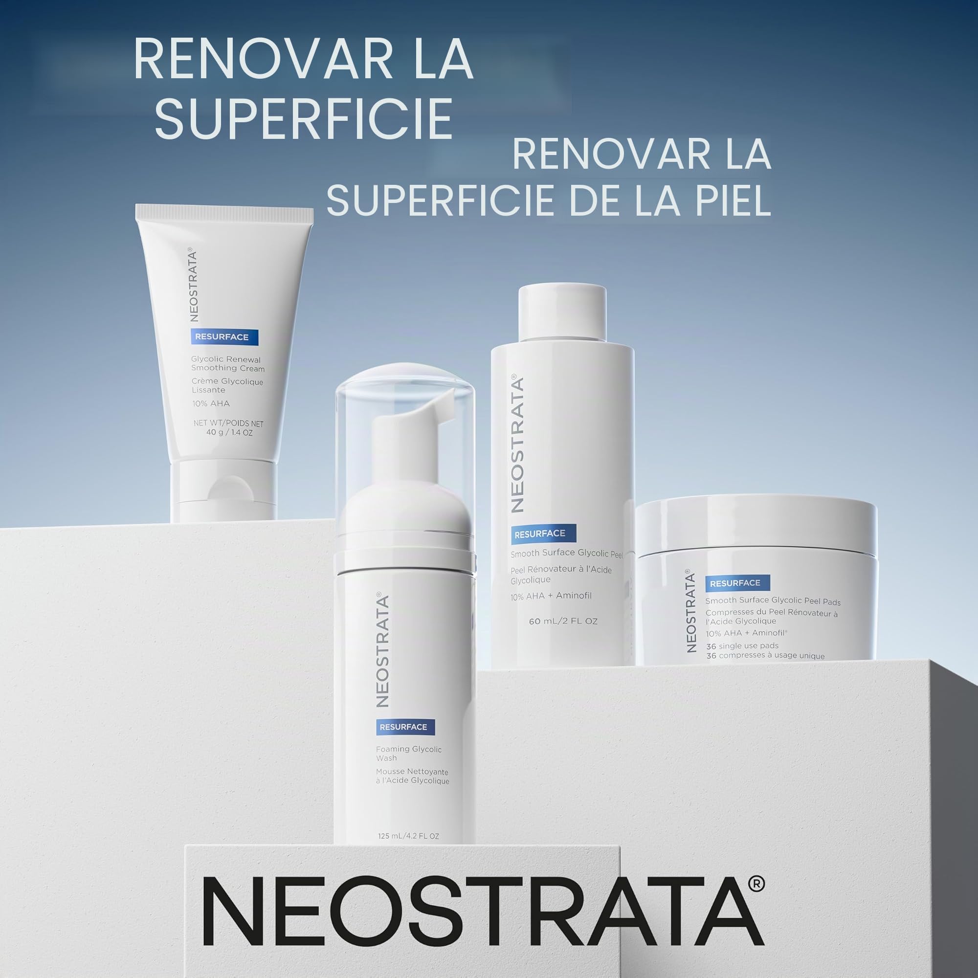 Neostrata Resurface - Foaming Glycolic Wash 20AHA/PHA 125ml