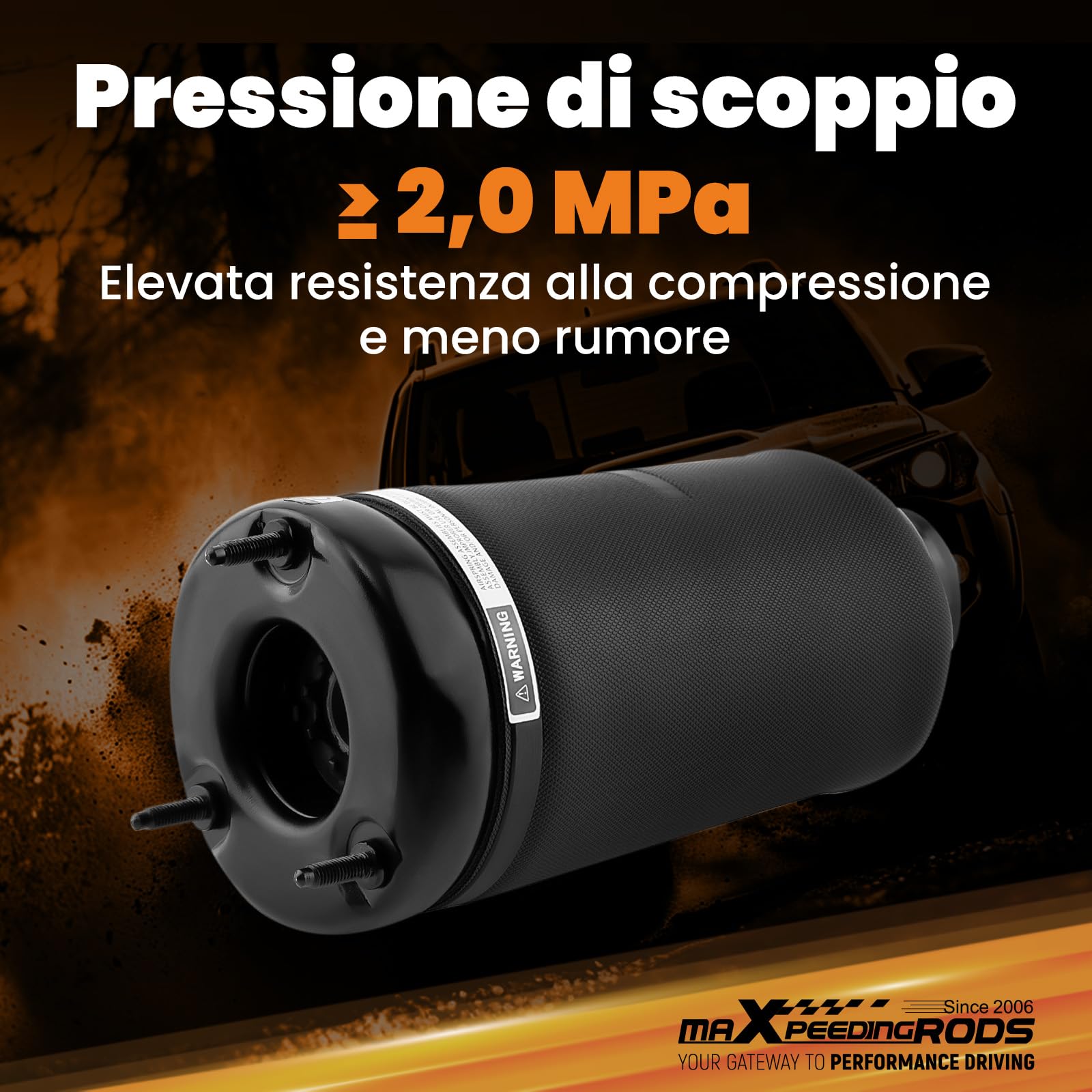 maXpeedingrods 2x Posteriore Sospensioni Pneumatiche Airmatic per Mercedes ML GL Classe W164