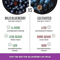 Vista 5 de Numami Wild Blueberry Powder Organic, USDA Certified, for Smoothies, Baking and Flavoring, Rich in Antioxidants, Organic Blueberries are Handpicked