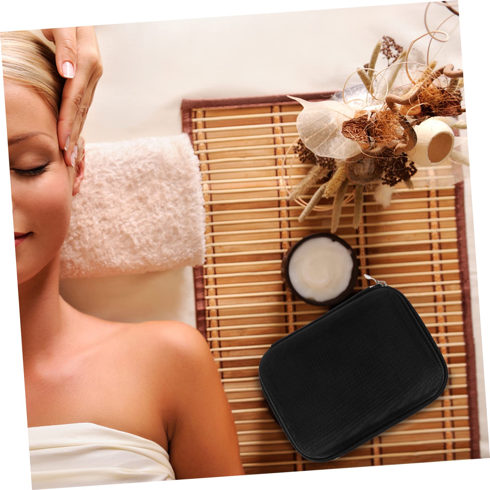 Healeved 3st Aufbewahrungsbox Für Ätherische Öle Beutelbehälter Für Ätherische Öle Reisetasche Für Ätherische Öle Roller Flaschenkasten Reise-Aufbewahrungstasche Rollflasche Eva