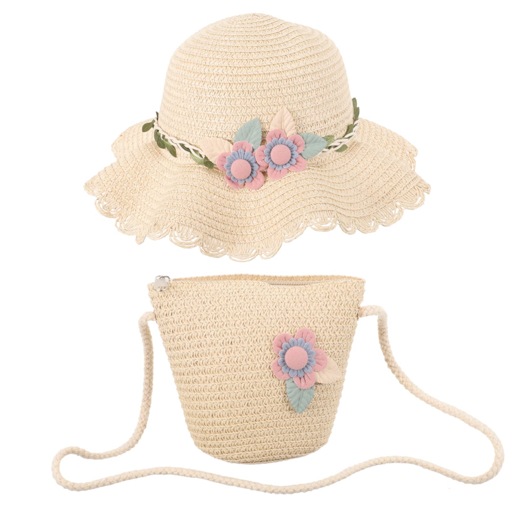 VALICLUD Sombrero De Playa para Niñas Sombreros De Playa De Verano Sombreros De Niña Sombrero De Playa para Niña Pequeña Sombreros De Verano para Flexible Pequeño