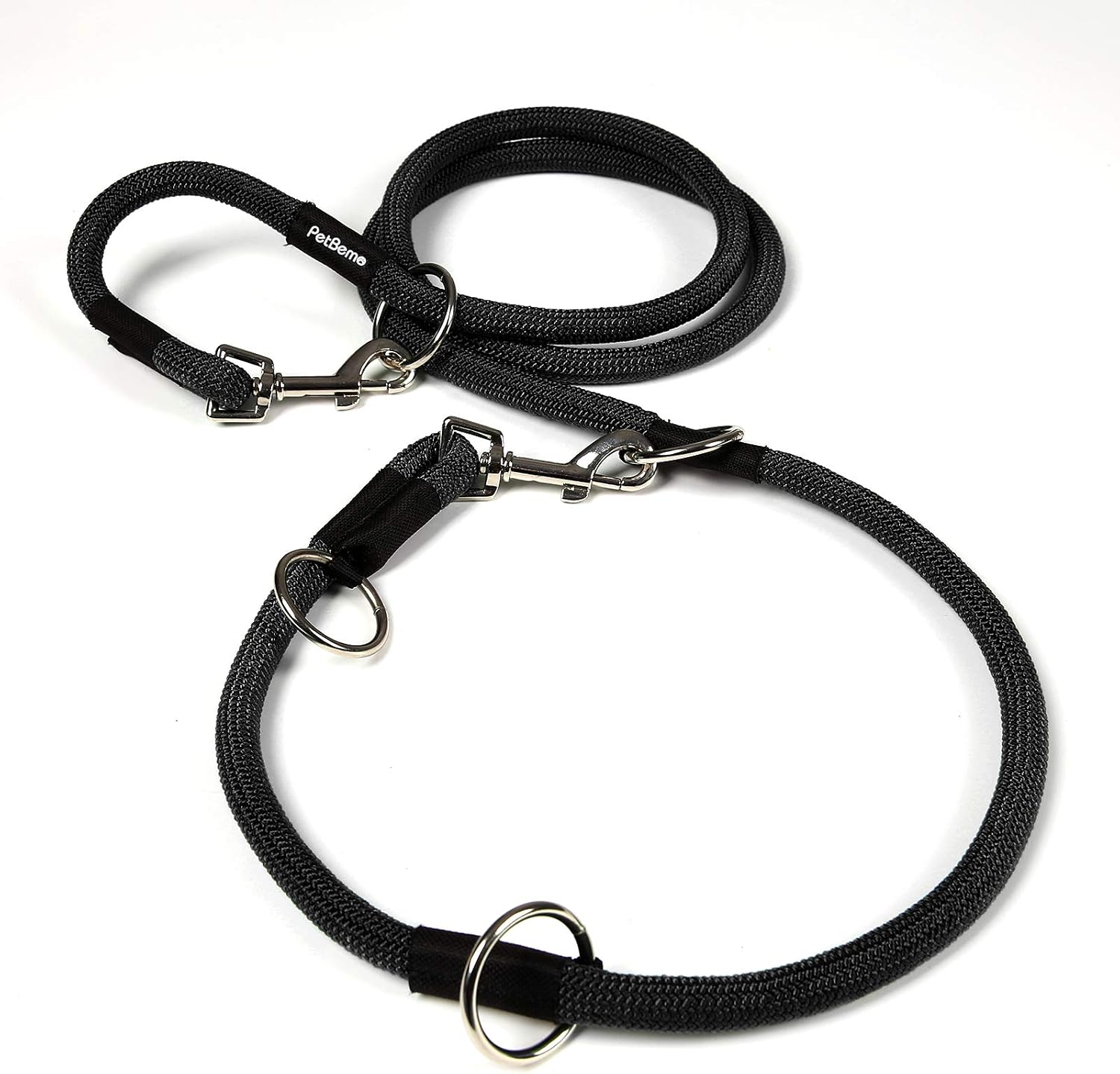 PetBemo Hands Free Leash - Multifunctional Training Leash 6.2ft Nylon Dual Leash Fits Puppy, Small & Large Dogs for Running, Jogging or…