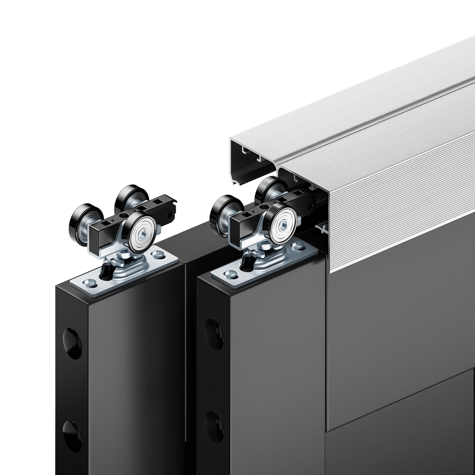 Amazon.com: COSHOMER 6FT Bypass Door Hardware, Closet Door Track