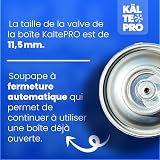 KÄLTEPRO Remplacement du gaz refrigerant R134a pour Clim Auto Réfrigérant de Climatisation 3-en-1 : Gaz, Huile & Anti-fuite Équivalent 755g R134a - 1995–2016 - 5