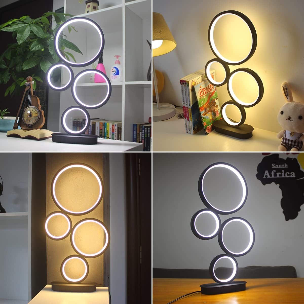 🔥 LENIVER LED Table Lamp Set of 2, Modern Dimmable Bedside Table Light, 18W, 3 Color Modes, for Living Room, Bedroom, Office, Nightstand, Bookshelf (Black) Best Cyber Monday 🔥 LENIVER LED Table Lamp Set of 2, Modern Dimmable Bedside Table Light, 18W, 3 Color Modes, for Living Room, Bedroom, Office, Nightstand, Bookshelf (Black)