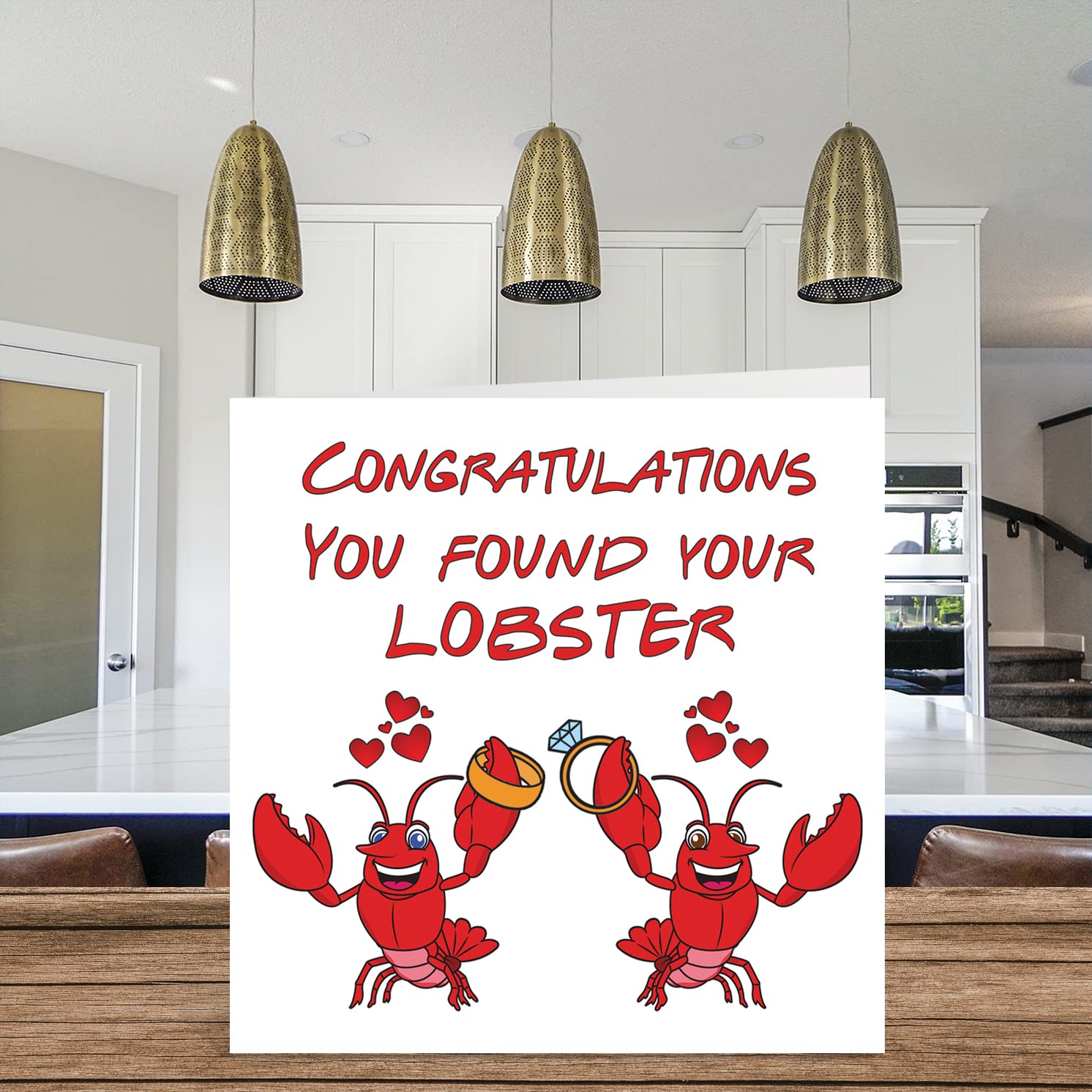 Carte De Fiançailles Pour Couples / Carte De Félicitations / Oiseaux D