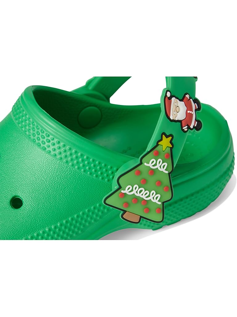 Green Crocs Classic Holiday Lights Clogs (Toddler)