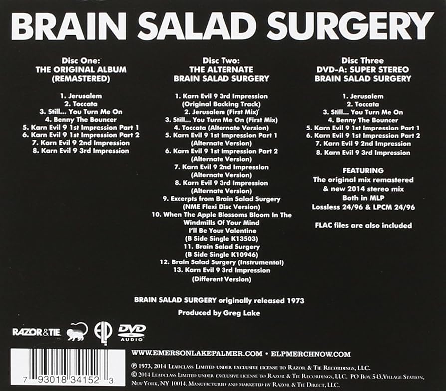 Brain Salad Surgery (Deluxe Edition): Emerson, Lake & Palmer