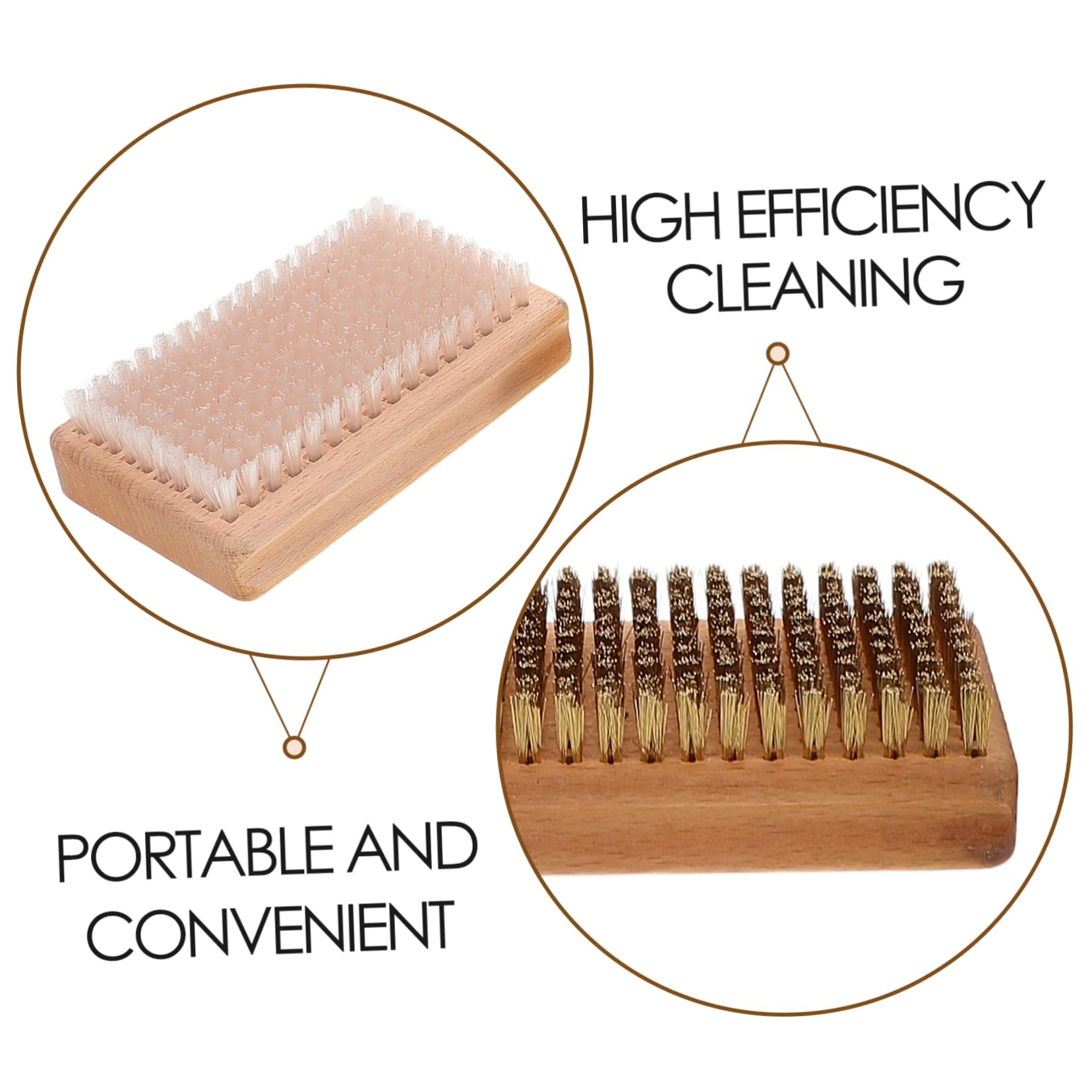 Abaodam 3 Pièces Brosse à Fartage pour Skis Outil De Nettoyage Manuel Kit De Brosses pour Snowboard Accessoire De Ski