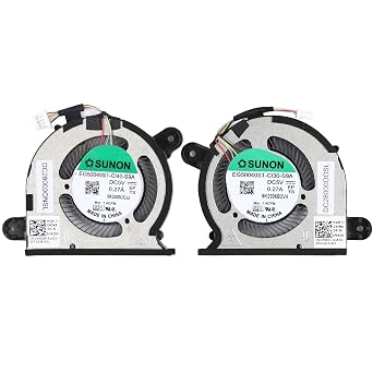 CPU+GPU Cooling Fan for DELL XPS 13 9300 9310 P117G 0WX28K 0FRK0V
