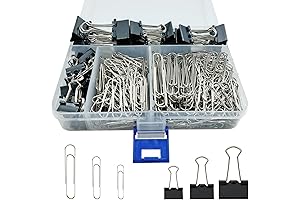 340 PCS Paper Clips and Binder Clips : The Ultimate Paperwork Management Solution