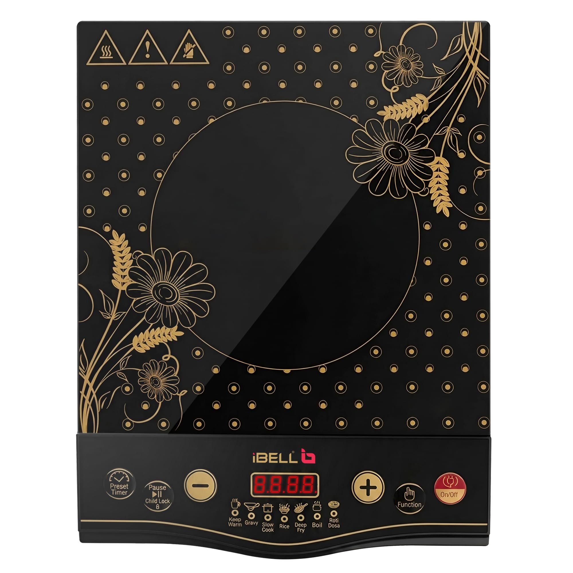 IBELL CLOUD220 Induction Cooktop - 1600W, Overheat & Auto Shutoff, 2 Year Warranty, Touch Controls, Energy Efficient, (Black)-image-30