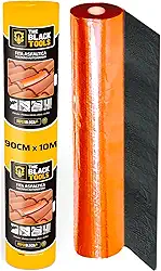 Manta Asfáltica Terracota Telhado Auto Adesiva 90cm X 10m The Black Tools