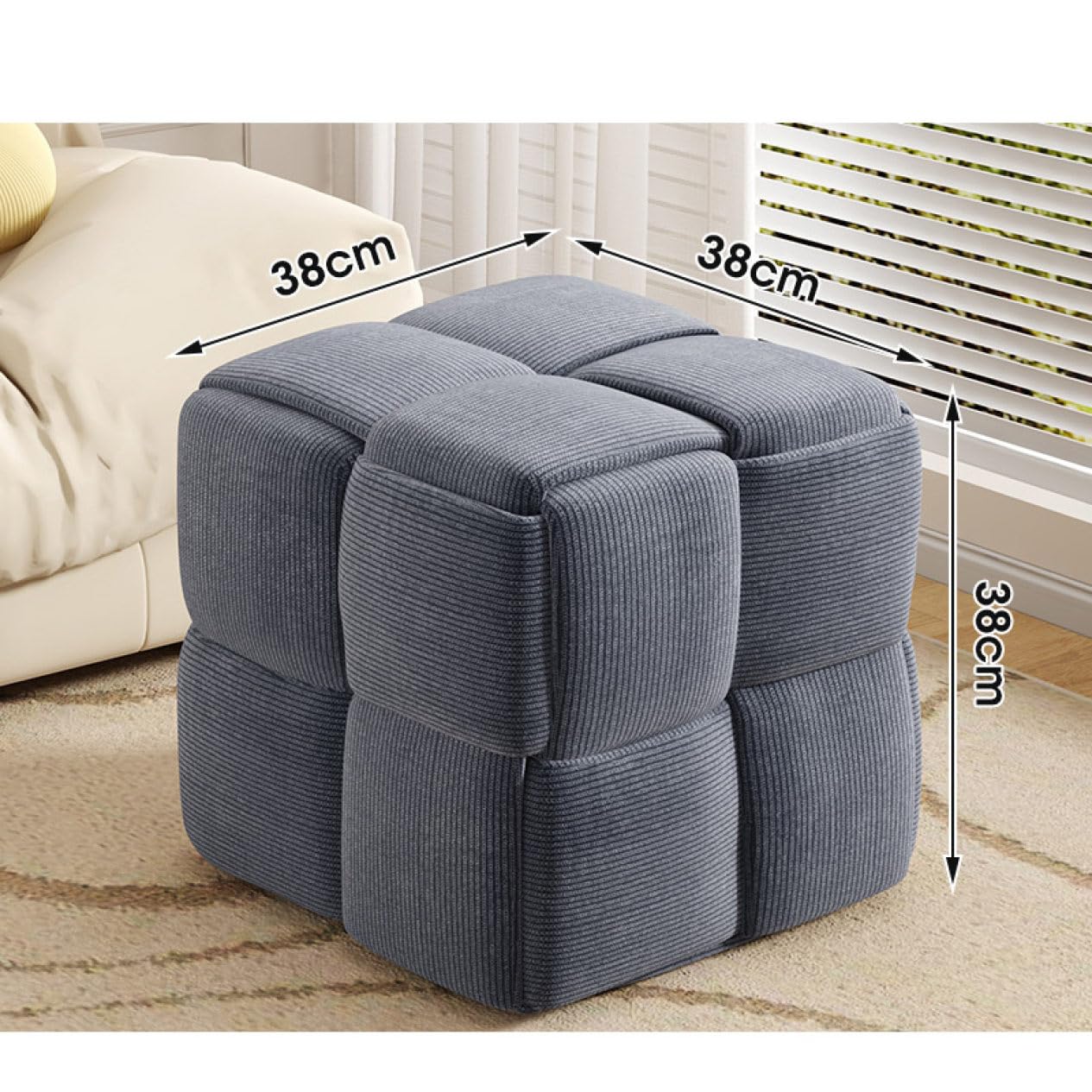 Amazon｜[Donahutt03] スツール 椅子 北欧 38*38*38 ドレッサー チェア