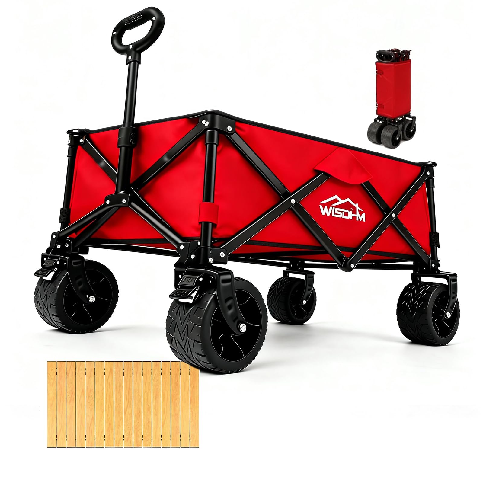 Amazon | 「WISDHM」 キャリーワゴン キャリーカート 高耐荷重250kg 大