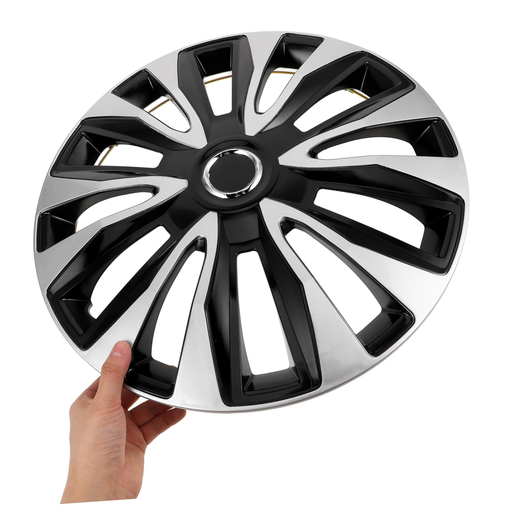 ULTECHNOVO Enjoliveurs de Voiture Décoratifs Cache-Roues Abs Couvre-moyeu Central pour Jantes
