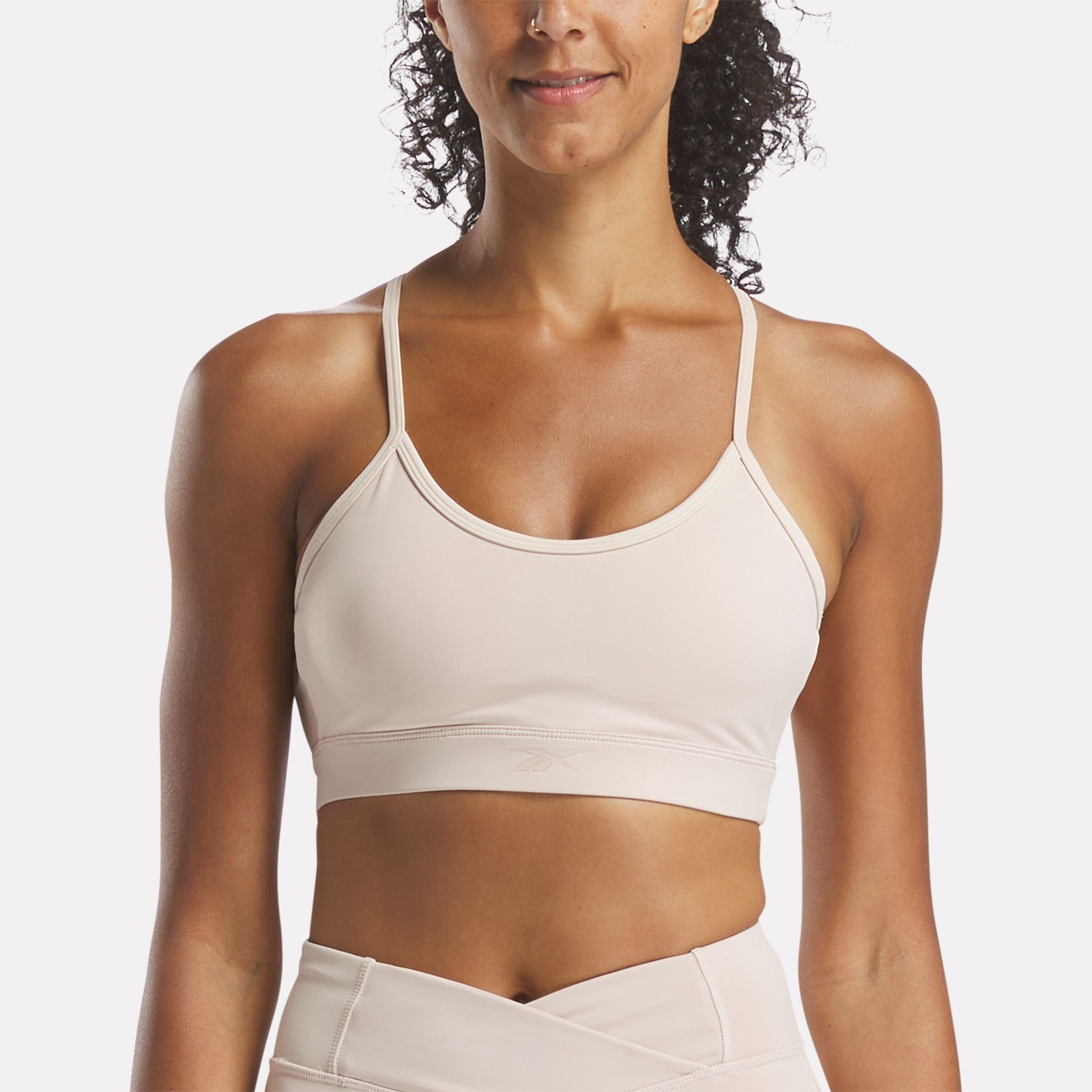 Reebok - Lux Strappy Sports Bra, : Muted Clay  Large
