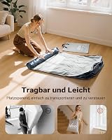 iDOO Önfelfújó Légágy 1 Személyes, (99 x 188 cm) Integrált Pumpával Camping Vendégágy 6