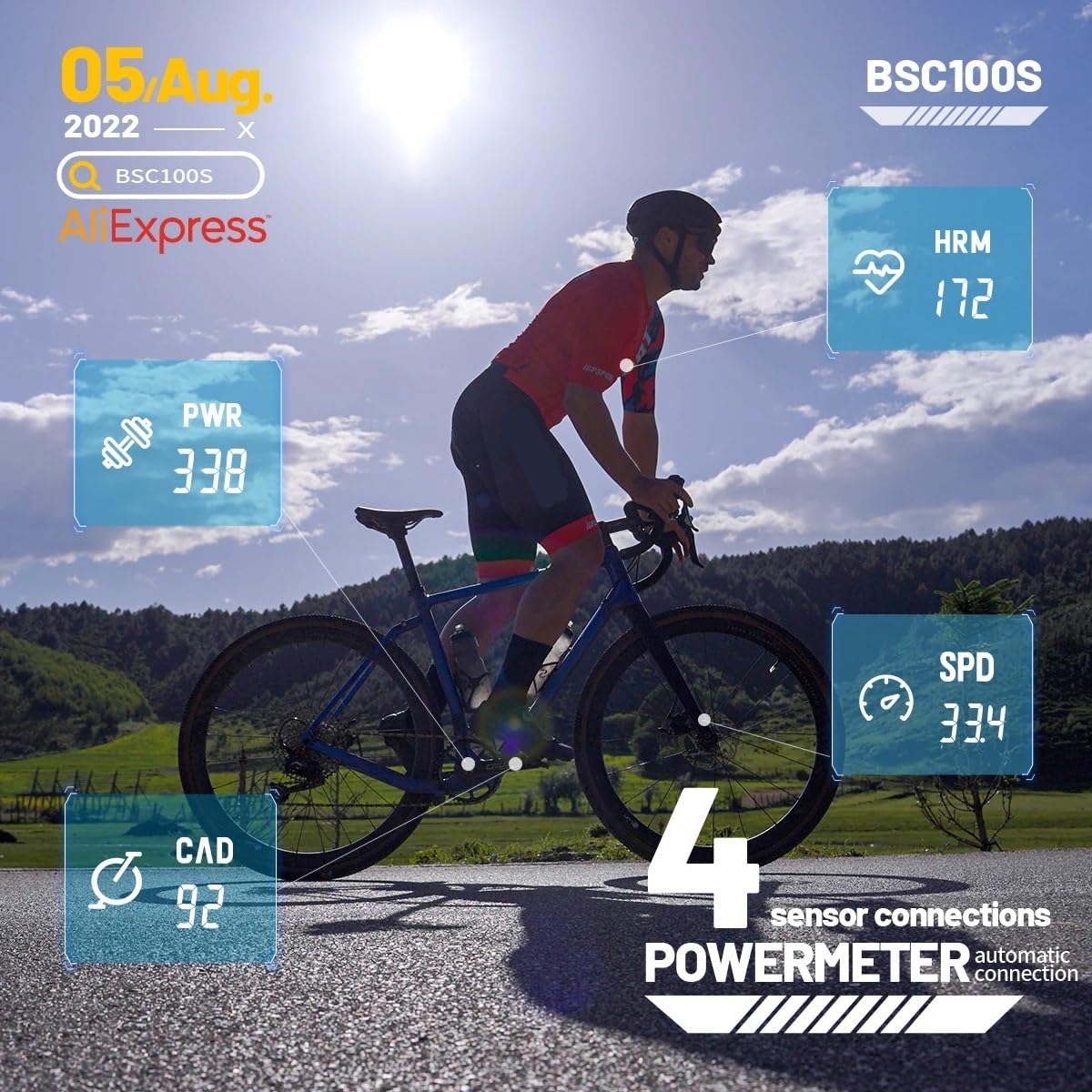 Bsc100s komputer rowerowy jazda na świeżym powietrzu czujnik licznika kilometrów Mtb rower szosowy Igs 100s prędkościomierz Ant + Gps