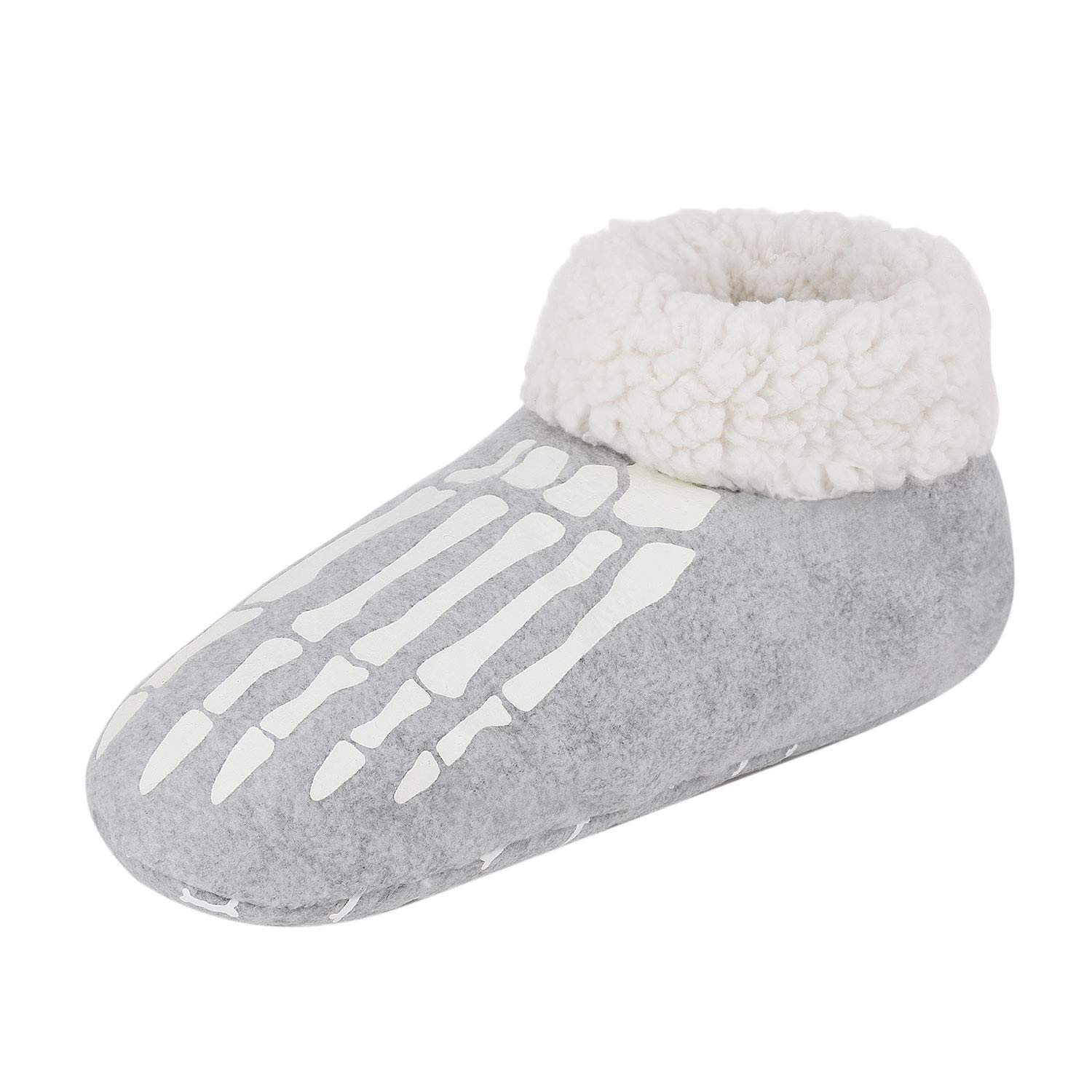 Chaussons Chauffants Unisexe Hiver - Semelle Antidérapante En Silicone - Taille Unique 39-42 - Doublure Polaire épaisse