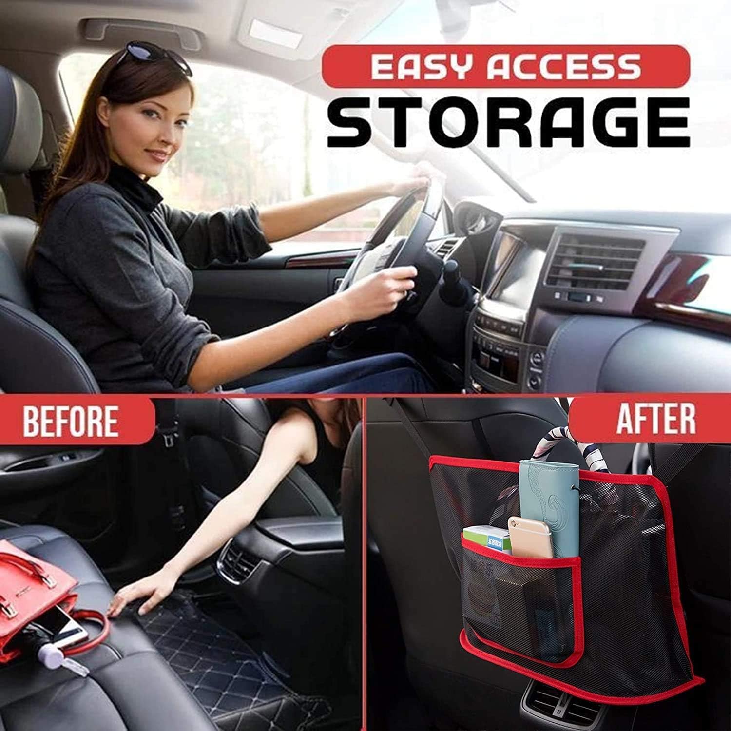 Handbag Backseat Organizer Storage Documents Photo