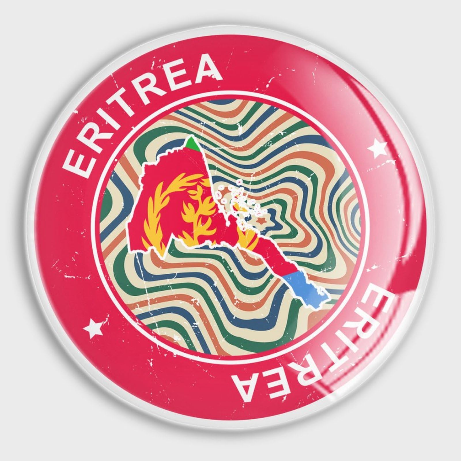 Imanes de pizarra blanca Eritrea para fijar notas sin rayar superficies