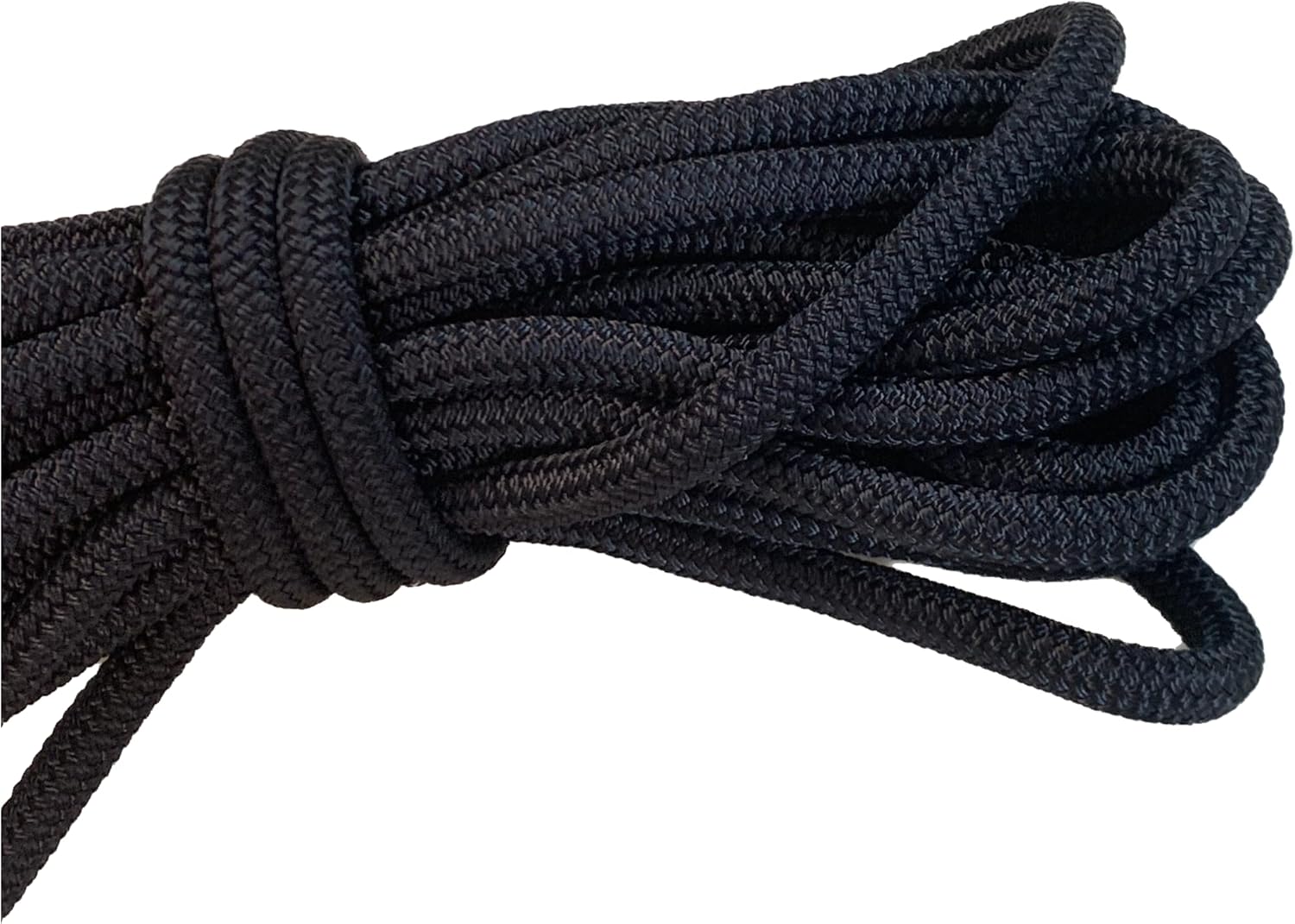 Yacht Braid Polyester Rope, Navy 9/16 Inch (50 ft)