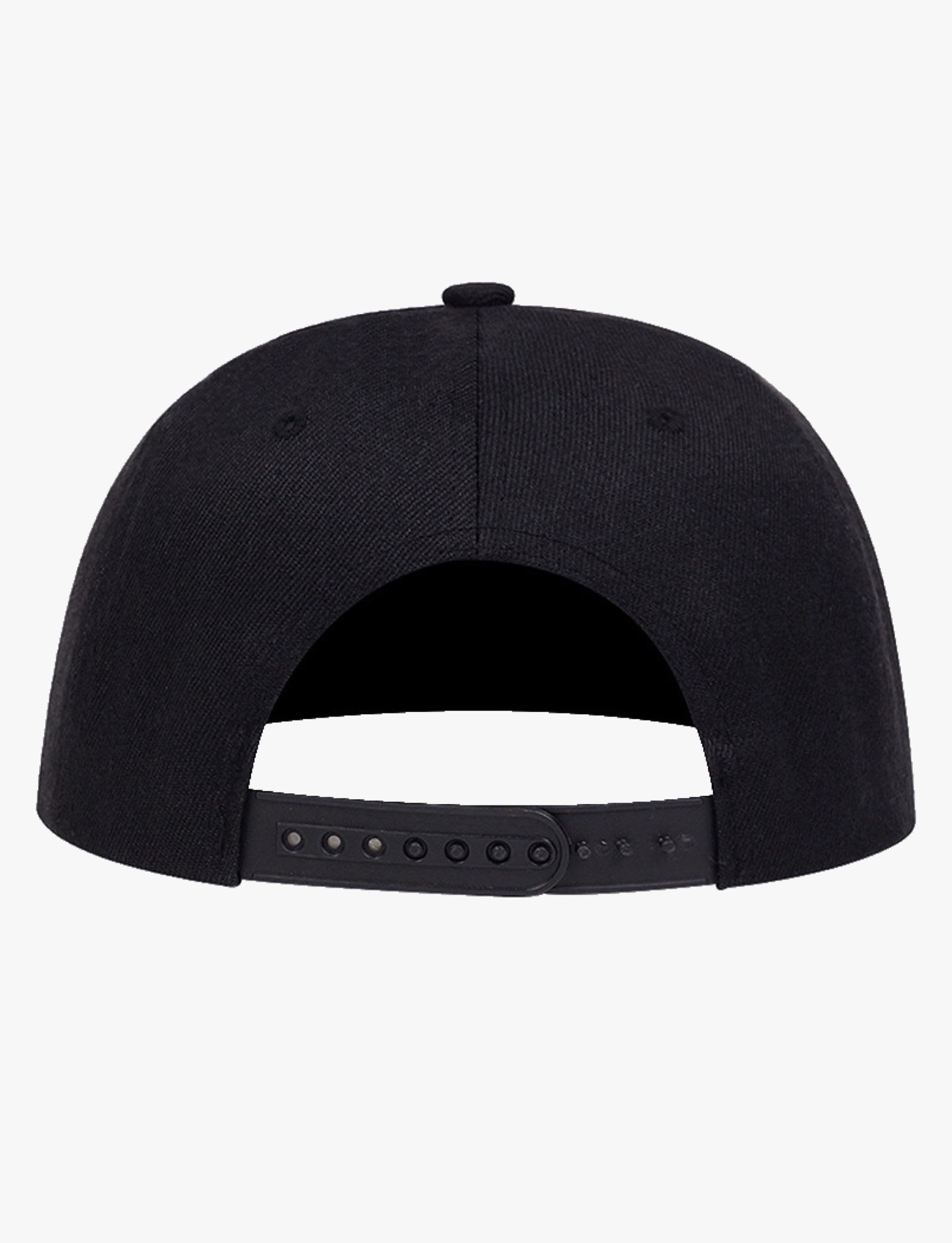 CAIIST Black American Flag Hat for Men&Women, Flat&Wide Brim Fitted Hats for Men, Structured Front Panel Snapback Hats for Men, Cool Shape Mens Hats(Black Necklace)