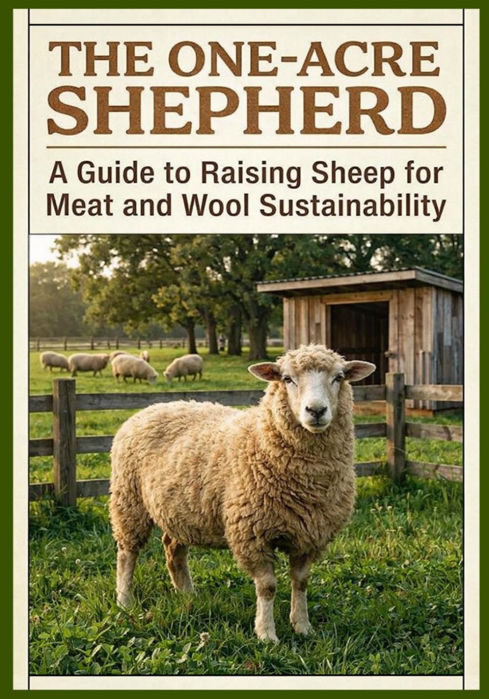 The One-Acre Shepherd: A Guide to Rasing Sheep For Meat and Wool Sustainability: 7 (Abundance on One Acre homestead series: Goats, Poultry, Quails and Waterfowl and More)