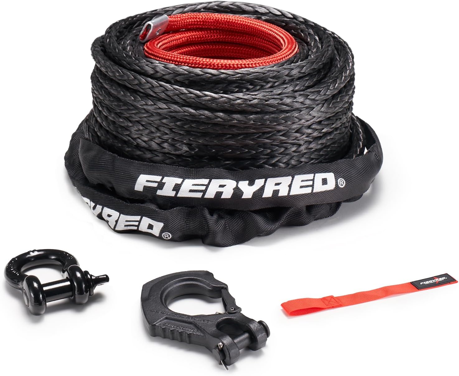 Fieryred 12V 13000LBS Electric Winch Synthetic Rope | Go Prepared 4x4 And Camping - View #6