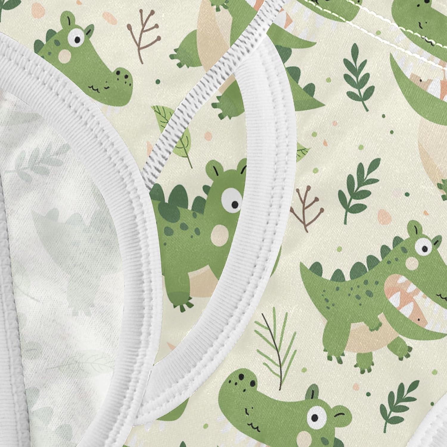 visesunny Cute Green Crocodile Potty Training Underwear Boys Toddler Cotton Soft Brief Size 2T-8Y for Kids