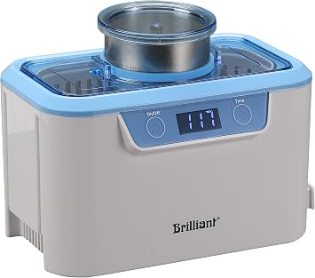Brilliant HydroSonic LUX-W Ultrasonic Cleaner, White