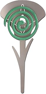 CALLA - PORTA ZAMPIRONE e PORTA INCENSO in ACCIAIO INOX per il tuo GIARDINO DESIGN. Il miglior supporto per Antizanzare In Giardino: simpatico, elegante, è eterno perché non fa la ruggine.