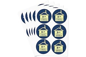 Top label 240-pack Congrats Stickers: Perfect for Celebrating New Home Purchases!