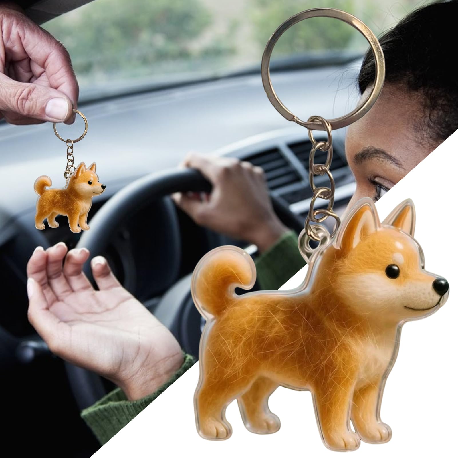 Collar de recuerdo de pelo de mascota para perro, medallón en forma de perro con contenedor de almacenamiento para cenizas o pelos, regalo para pérdida de mascotas, para mujeres y hombres