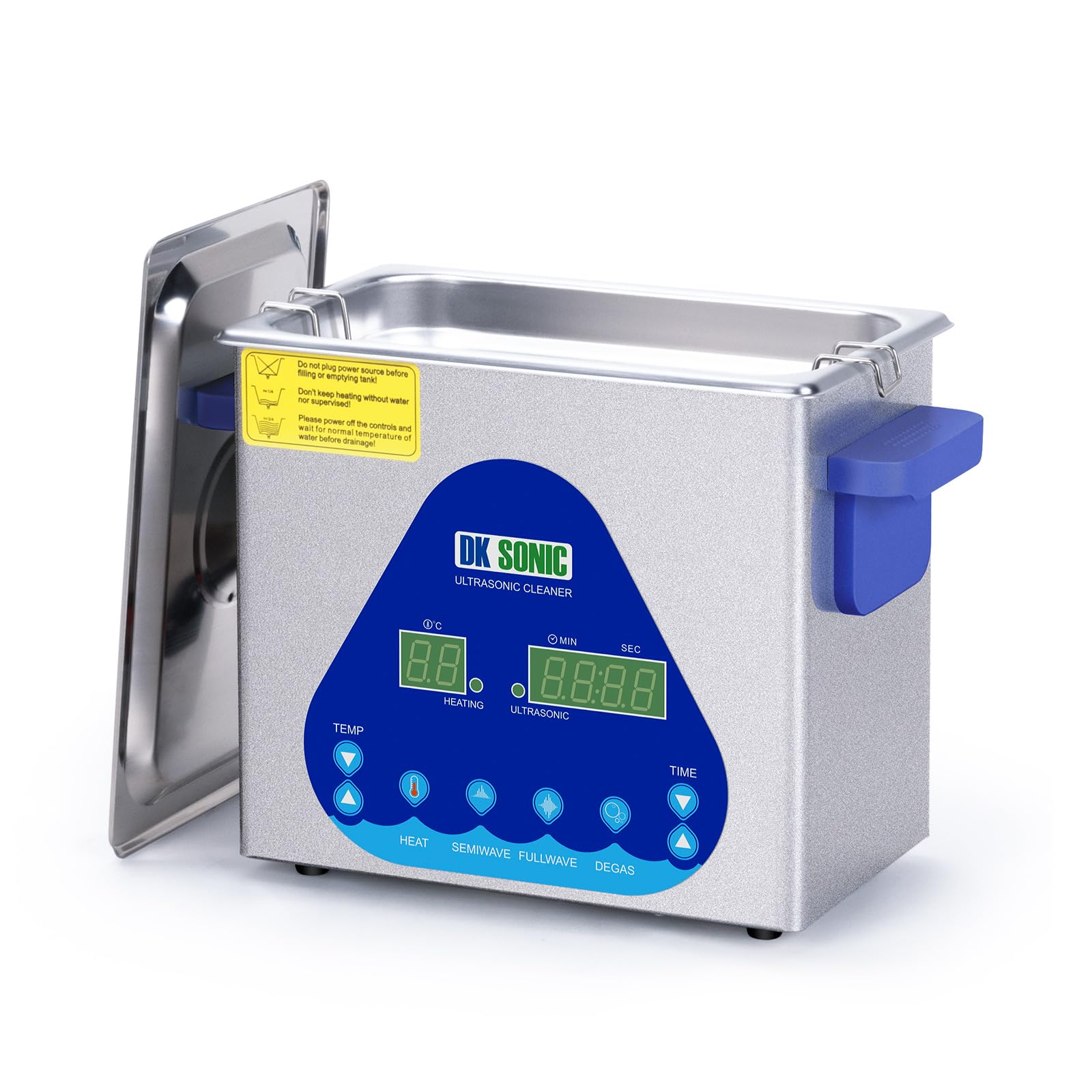 DK SONIC Ultrasonic Cleaner,3L Professional Sonic Cleaner with Cleaning Basket.Digital Control Ultrasonic Parts Cleaner for Cleaning Carburetor Parts,Eyeglasses,Watchband,Coins.(110V,0.79Gal)