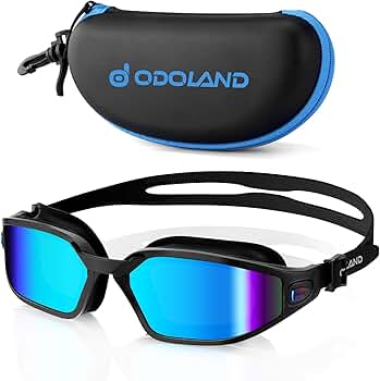 Amazon | [Odoland] スイミングゴーグル ケース付き クッション