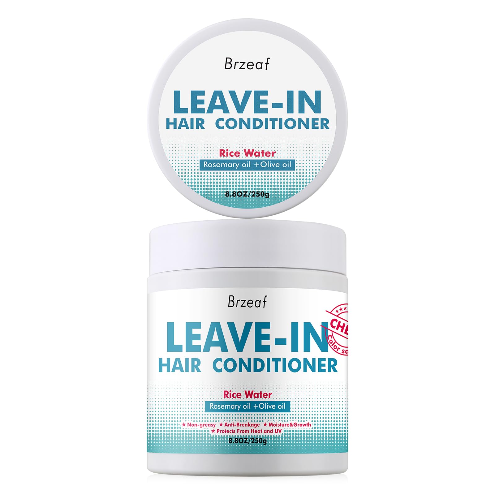 Brzeaf Chebe Leave In Conditioner for Hair Growth(8.8 OZ), Thickening and Moisturization, Chebe Leave In Conditioner, Chebe Hair Conditioner, Deter Hair Breakage,