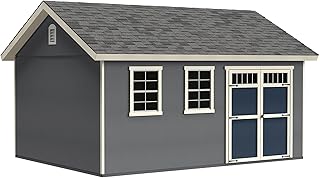 Handy Home Products Beachwood 12x16 DIY Storage Shed