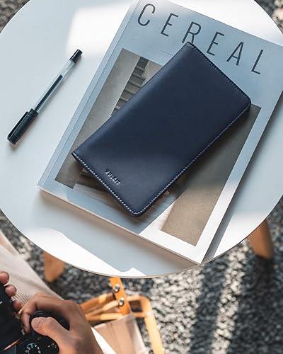 Miniatura 4 de VULKIT Cartera Portapasaportes con Bloqueo RFID, Cartera de Viaje para Hombre y Mujer