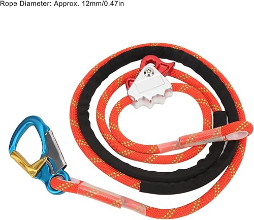 Miniatura 7 de Fydun Cordón de escalada, posicionamiento de otoño flip line árbol cuerda de escalada ajustable para alta altitud Ope ion