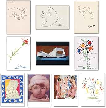 Amazon | 【正規輸入品】ポストカード アート10柄セット「ピカソ