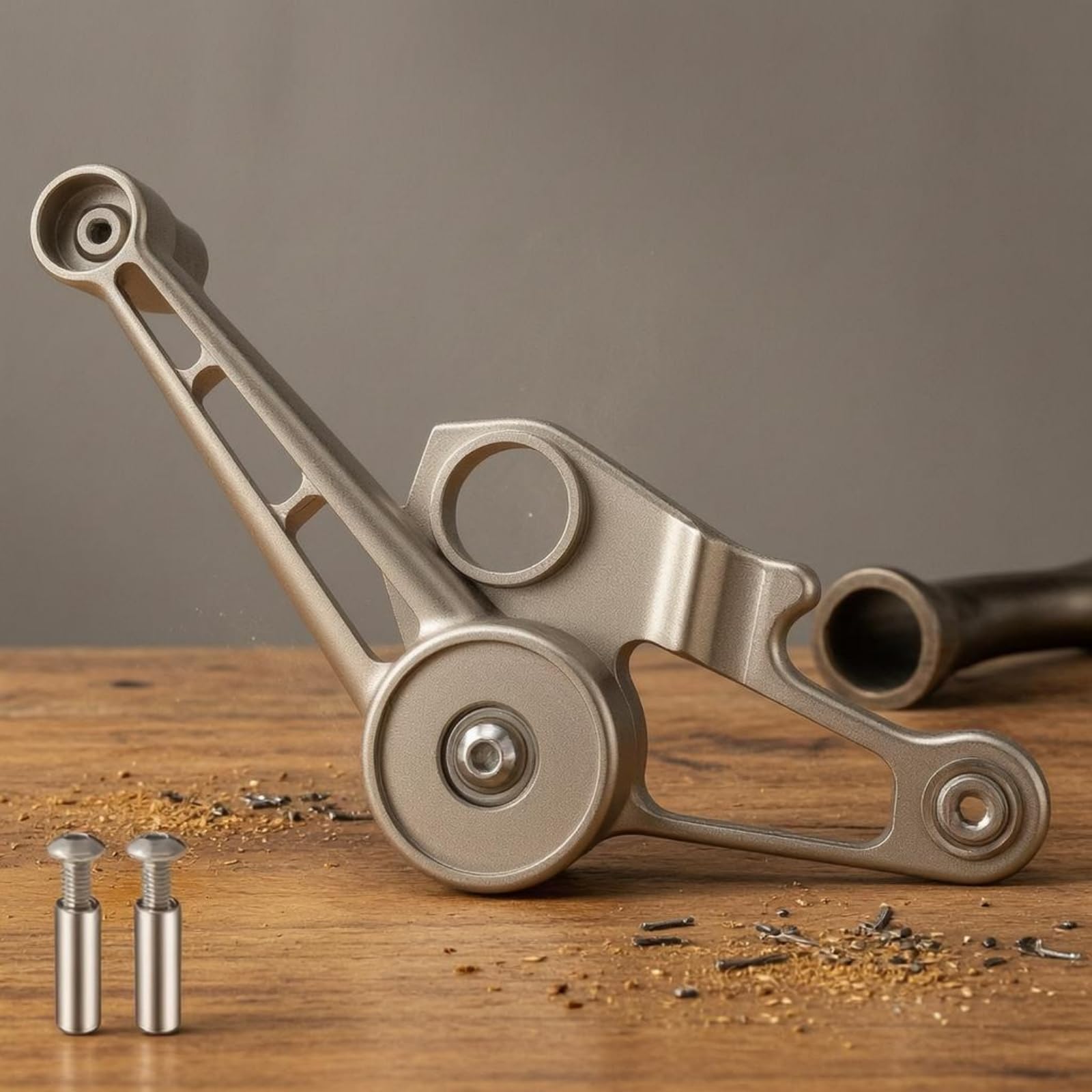 Almencla Tensionador de Cadena de Bicicleta Herramienta Ajustador Montaje Bicicleta Plegable Aluminio Construcción Ligera Adecuado para Recorridos Taller de