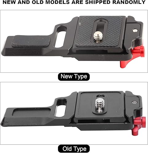 Miniatura 9 de Placa de liberación rápida, estabilizador portátil de cámara de metal completo, placa de liberación rápida, placa de montaje de disparo, accesorio