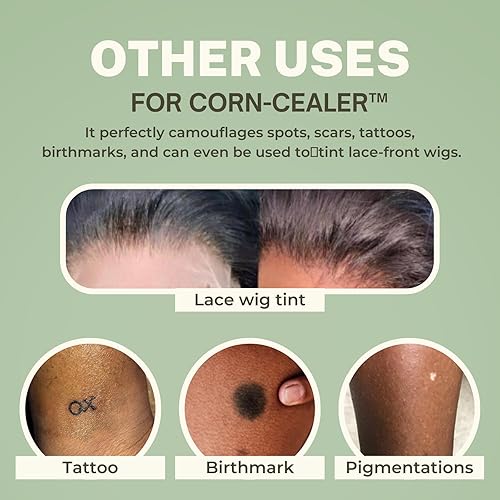 Miniatura 5 de CORN-CEALER  Corrector de maíz para dedos  Oculta instantáneamente los callos de los dedos  Corrector ligero para callos de los dedos  MOCHA