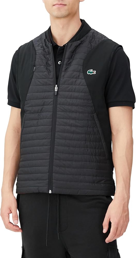 Amazon | [ラコステ] 公式 リバーシブルパッデッドベスト メンズ