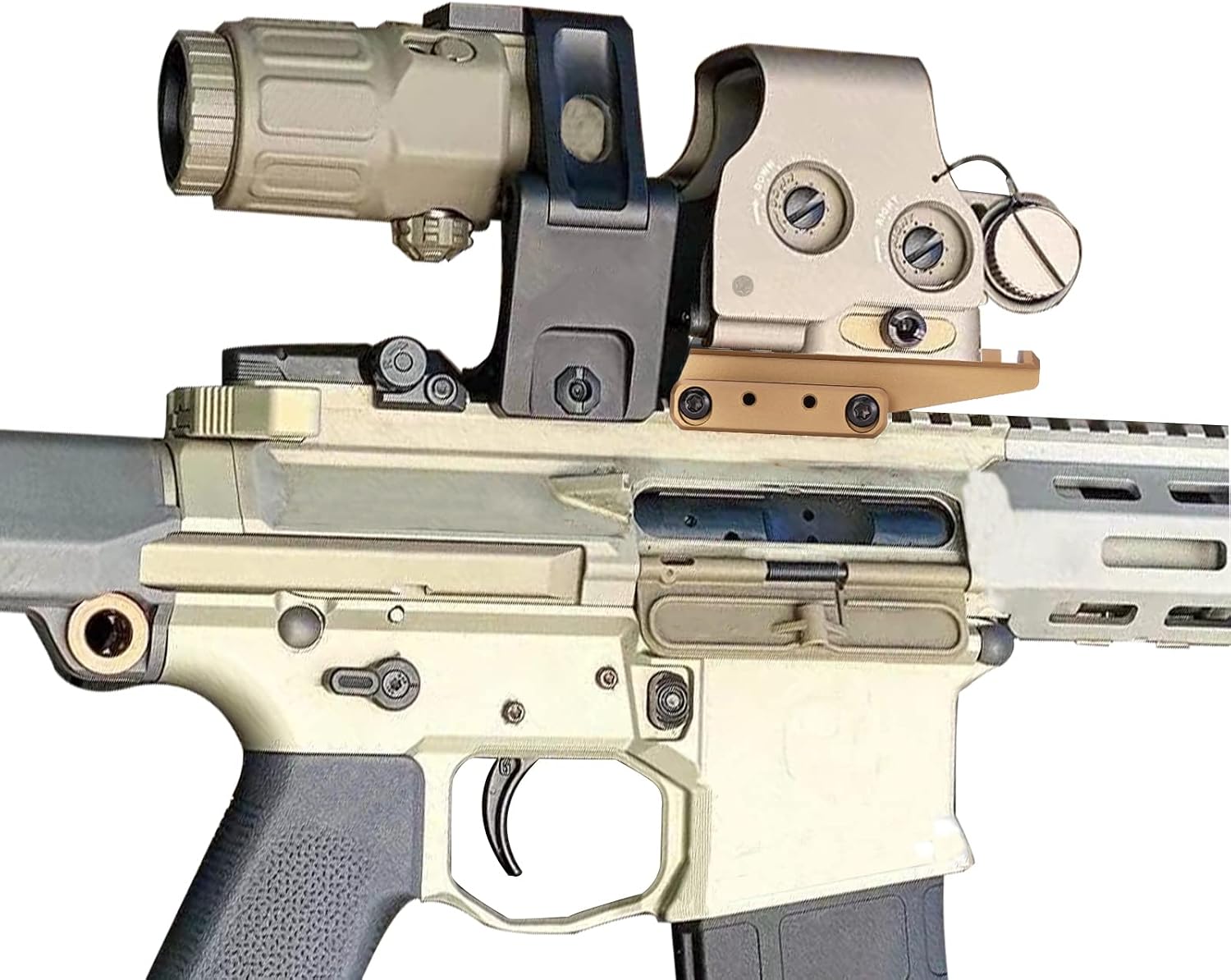 Phoking Optic Riser Mount Picatinny Rail Fast Riser Red Dot Riser for Red Dot Sight Scope Optics
