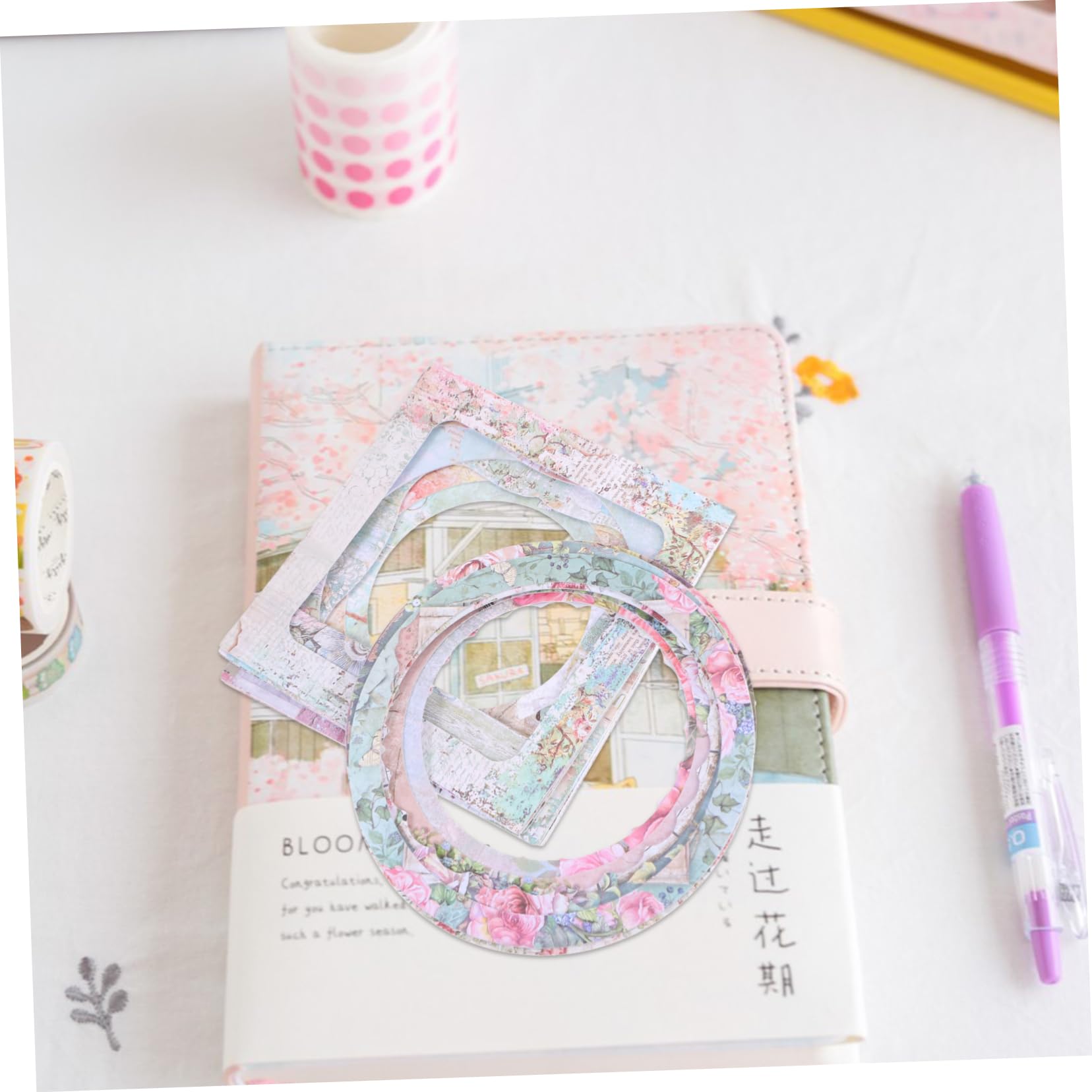 10sets Scrapbook Hollow per Decorazioni Artigianali per Biglietti e Scrapbooking Colori e Saturati